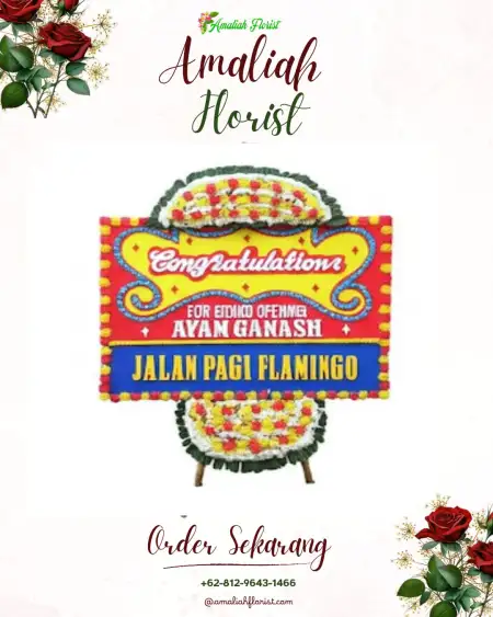Sewa Papan Bunga Sri Kenanga